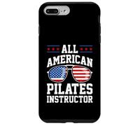 Carcasa para iPhone 7 Plus/8 Plus Instructor patriótico All-American Pilates USA 4 de Julio