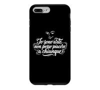 Carcasa para iPhone 7 Plus/8 Plus Io Sono Arte Non POSSO Piacere A Chiunque Frase Ironica
