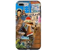 Carcasa para iPhone 7 Plus/8 Plus Irak Bagdad Irak Home IRQ Diseño de Mapa iraquí I Love Irak Flag