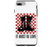Carcasa para iPhone 7 Plus/8 Plus It Must Be Love 2 Tone Ska Music Checkerboard