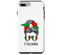 Carcasa para iPhone 7 Plus/8 Plus Italian Italiana Girl Italian Heritage Italy Flag