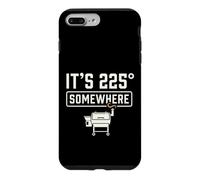 Carcasa para iPhone 7 Plus/8 Plus It's 225 Somewhere Funny BBQ Smoker Grill Quote