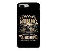 Carcasa para iPhone 7 Plus/8 Plus It's Not What You'Re Riding, It's Where You'Re Going - Biker