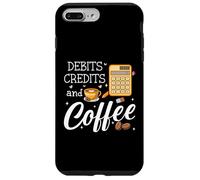 Carcasa para iPhone 7 Plus/8 Plus It's Tax Season Debits Credits & Coffee Cup Funny Accountant