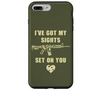 Carcasa para iPhone 7 Plus/8 Plus I've Got My Sights Set On You - Funny Sarcastic Gun Humor