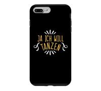 Carcasa para iPhone 7 Plus/8 Plus Ja Ich Will Tanza Divertida Frase de Baile