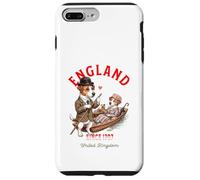 Carcasa para iPhone 7 Plus/8 Plus Jack-Russel-Terrier Perros Pareja Cita Muy Querido en Barco Inglaterra