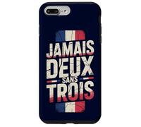 Carcasa para iPhone 7 Plus/8 Plus Jamais Deux Sans Trois Francia FRA Vintage