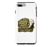 Carcasa para iPhone 7 Plus/8 Plus James Madison Power debería ser desconfiado Cita