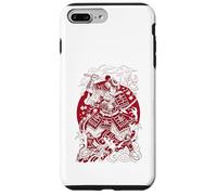 Carcasa para iPhone 7 Plus/8 Plus Japanese Art Cat Ninja Ukiyo-e Anime Style Samurai Cat