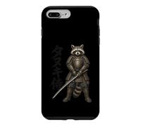 Carcasa para iPhone 7 Plus/8 Plus Japanese Raccoon Samurai Vintage Warrior Men Women Kids