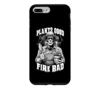 Carcasa para iPhone 7 Plus/8 Plus Jardinería Frankenstein Plantas Buen Fuego Malo Jardinero
