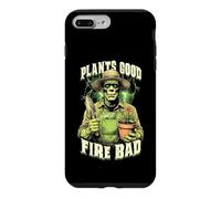 Carcasa para iPhone 7 Plus/8 Plus Jardinería Frankenstein Plantas Buen Fuego Malo Jardinero