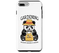 Carcasa para iPhone 7 Plus/8 Plus Jardinería Porque el Asesinato está Mal Amante de Las Plantas Panda Malvado
