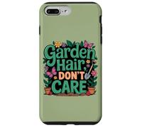 Carcasa para iPhone 7 Plus/8 Plus Jardinero Divertido, Amante de Las Flores, de Garden Hair Don't Care