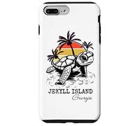 Carcasa para iPhone 7 Plus/8 Plus Jekyll Island Georgia Sea Turtle Preserve 70s Estilo Retro