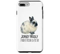 Carcasa para iPhone 7 Plus/8 Plus Jersey Wooly Rabbit 3 Libras de Actitud en un Abrigo de Piel