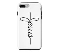 Carcasa para iPhone 7 Plus/8 Plus Jesucristo Cruz Hijo Dios Damas Hombres NIÑOS Cristianos