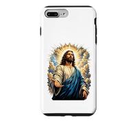 Carcasa para iPhone 7 Plus/8 Plus Jesucristo Reparte Nubes Celestiales Fe Cristiana