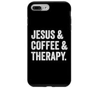 Carcasa para iPhone 7 Plus/8 Plus Jesus and Coffee and Therapy