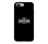 Carcasa para iPhone 7 Plus/8 Plus Jesús es el Rey Cruz Culto Cristiano