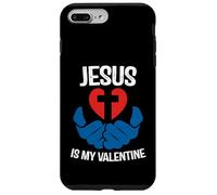 Carcasa para iPhone 7 Plus/8 Plus Jesus is My Valentine Funny Valentines Loves Christ Love Day