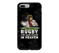 Carcasa para iPhone 7 Plus/8 Plus Jesús Jugando al Rugby Rugby - The Game Played In Heaven