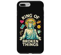 Carcasa para iPhone 7 Plus/8 Plus Jesús Rey de Las Cosas Rotas Christian Healing Inspirador