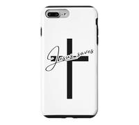 Carcasa para iPhone 7 Plus/8 Plus Jesús Salva con Cruz Cristiana