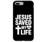 Carcasa para iPhone 7 Plus/8 Plus Jesús Saved My Life Christian Faith