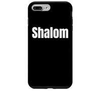 Carcasa para iPhone 7 Plus/8 Plus Jewish Hebrew Faith Phrase Design Shalom Chai