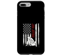 Carcasa para iPhone 7 Plus/8 Plus Jiu Jitsu Bandera Americana Luchador Patriótico de Estados Unidos