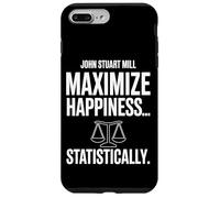 Carcasa para iPhone 7 Plus/8 Plus John Stuart Mills Maximiza la Felicidad... Estadísticamente