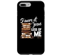 Carcasa para iPhone 7 Plus/8 Plus Juan 3:30 S'More Jesus Less of Me Christian Camping Camper