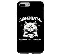 Carcasa para iPhone 7 Plus/8 Plus Judgemental Cat Im Judging You Seriously Funny Cat Gráfico