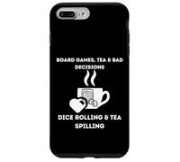 Carcasa para iPhone 7 Plus/8 Plus Juego de Mesa + Juegos de Mesa para Amantes del té, té y Malas Decisiones