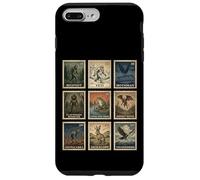 Carcasa para iPhone 7 Plus/8 Plus Juego de Sellos Cryptid Bigfoot Yeti Mothman Legendary Creatures