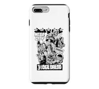 Carcasa para iPhone 7 Plus/8 Plus Juez Dredd Piensa De Nuevo Punk! 2000 AD Comic Montaje