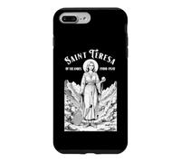 Carcasa para iPhone 7 Plus/8 Plus Jugador De Tenis Divertido Vintage Patrona Santa Teresa Deporte