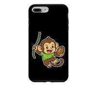 Carcasa para iPhone 7 Plus/8 Plus Juguetón Monkey Rugby Swing Cartoon