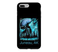 Carcasa para iPhone 7 Plus/8 Plus Juneau Alaska Howling Wolf Moon Forest Nature Lover