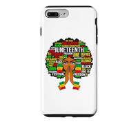 Carcasa para iPhone 7 Plus/8 Plus Juneteenth Black Queen Melanin Mujeres Sista Madre Reinas Diversión