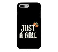 Carcasa para iPhone 7 Plus/8 Plus Just A Girl Gothic Typography Design