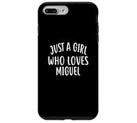 Carcasa para iPhone 7 Plus/8 Plus Just A Girl Who Loves Miguel T-Shirt Cute Miguel