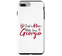 Carcasa para iPhone 7 Plus/8 Plus Just a Mom Who Loves Georgia Cute Georgia Mom