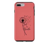 Carcasa para iPhone 7 Plus/8 Plus Just Breathe Dandelion Butterfly Inspirational Boho Floral