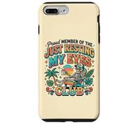 Carcasa para iPhone 7 Plus/8 Plus Just Resting My Eyes Club Coffee Lover Funny Beach Vacaciones