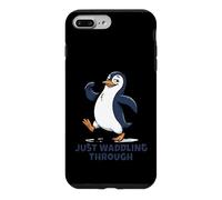 Carcasa para iPhone 7 Plus/8 Plus Just Waddling Through Cute Penguin Cartoon
