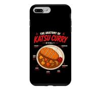 Carcasa para iPhone 7 Plus/8 Plus Katsu Curry Japonés Anatomía Alimentos Arte Ilustración
