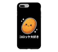 Carcasa para iPhone 7 Plus/8 Plus Kawaii Japonés Korokke Lover Crujiente Croqueta Comida Arte